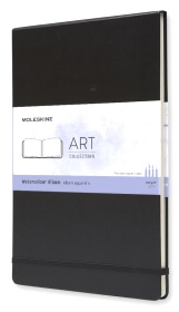 Блокнот для акварели Moleskine CLASSIC WATERCOLOUR ARTBF833 A4 60стр. твердая обложка черный