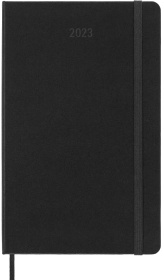  Еженедельник Moleskine Classic Wkly Vertical, Large 130х210 мм, 144 стр., черный