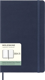  Еженедельник Moleskine Academic Wknt, Large 130х210 мм, 208 стр., синий сапфир