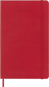  Еженедельник Moleskine Academic Wknt, Large 130х210 мм, 208 стр., красный