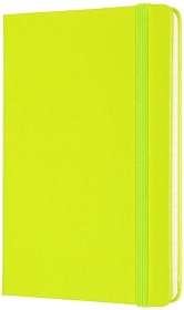  Блокнот Moleskine Classic, Pocket 90x140 мм, PP 192 стр., линейка, твердая обложка, лайм