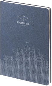  Ежедневник недатированный, синий c нанесением Logo Parker