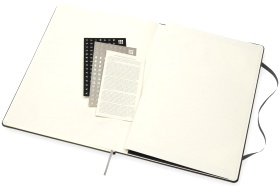  Блокнот Moleskine Professional, A4, 192 стр., линейка, твердая обложка, черный