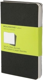 Блокнот B7 Moleskine Cahier (3 шт.), Черный