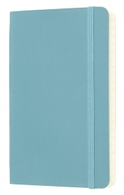 Блокнот Moleskine CLASSIC SOFT QP611B35 Pocket 90x140мм 192стр. линейка мягкая обложка голубой