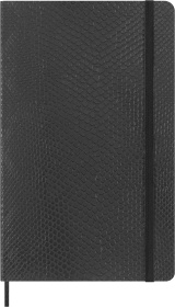  Блокнот Moleskine Limited Edition Precious & Ethical Boa, 130х210 мм, 240 стр., линейка, мягкая обложка, черный