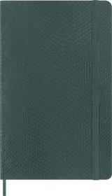  Блокнот Moleskine Limited Edition Precious & Ethical Boa, 130х210 мм, 240 стр., линейка, мягкая обложка, темно-зеленый