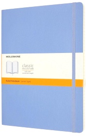  Блокнот Moleskine Classic Soft, XLarge 190х250 мм, 192 стр., линейка, мягкая обложка, голубая гортензия