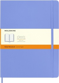  Блокнот Moleskine Classic Soft, XLarge 190х250 мм, 192 стр., линейка, мягкая обложка, голубая гортензия