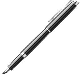 Перьевая ручка Waterman Hemisphere Essential, Mars Black CT (перо F)