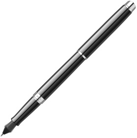 Перьевая ручка Waterman Hemisphere Essential, Mars Black CT (перо F)