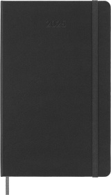  Еженедельник Moleskine Smart, Large 130х210 мм, 176 стр., черный